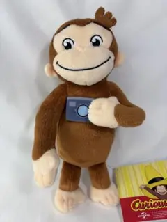 おさるのジョージぬいぐるみ　カメラ