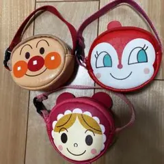 アンパンマン　ドキンちゃん　あかちゃんまん　ミニポーチ 3点セット