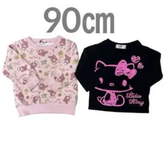 ⭐️最終値下げ⭐️大人気サンリオ❤️ トレーナー ロンT キティ マイメロ 90cm