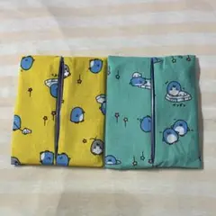 ポケットティッシュケース　普通サイズ　g85 ペンギン