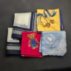 TRUSSARDI ハンカチセット 4枚