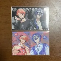 ぎゃうるふ ランダムチェキ風カード 小柳ロウ 赤城ウェン 2枚セット