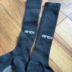 AND1 スポーツ用ソックス 黒