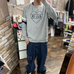 K*様 OLD NAVY L 古着 グレー スウェット トレーナー 'ALL I