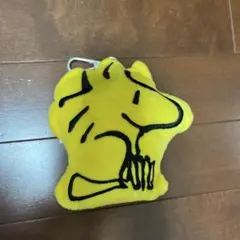 スヌーピー フリースポーチ 黄色