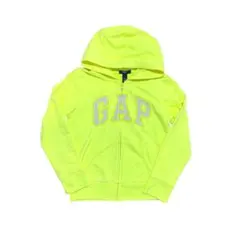 GAP ロゴパーカー ネオンイエロー 140cm(大人着用可能)