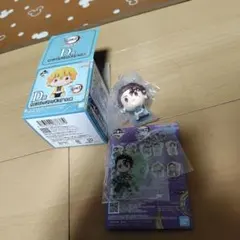 鬼滅の刃1番くじ雷兄弟 D賞 ちょこっフィギュア　F賞アクリルチャーム竈門炭治郎