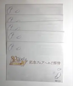 新機動戦記ガンダムW 30周年記念フェアへのご招待 フライヤー　５枚