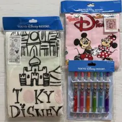 東京ディズニーリゾート タオル　カラーボールペン6本セット