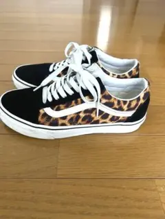 バンズ VANS レオパード 24.5ヒョウ柄 ヴァンズ オールドスクールのサムネイル