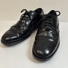 美品】トッズ UK7 26cm相当 ウィングチップ 黒 レザー 革靴 - メルカリ