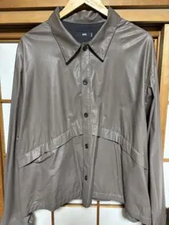 HARE フェイクレザー オーバーサイズジャケット