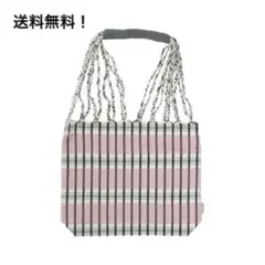 DULTON ダルトン　ハンモック　トート　チェック柄　S　ピンク　新品未使用