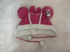 ディズニー ファンキャップ ムートン ピンク