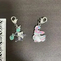 ポケモン ステンドグラスボールチェーン グレイシア ニンフィアセット