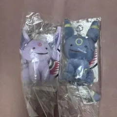 へんしんメタモン ブラッキー エーフィ ぬいぐるみマスコット - メルカリ