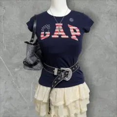 新品未使用✨️GAP 　USA　Tシャツ y2k 平成 ギャル　星条旗　グランジのサムネイル