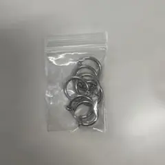 新品　 シルバー ピアスフープ 7個　12mm