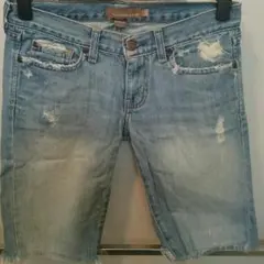 美品アバクロンビー&フィッチ デニムハーフパンツ