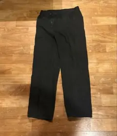 ストレートデニムパンツ　ブラック