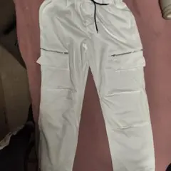 カーゴパンツ６ポケット白