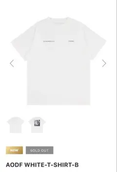 AODF WHITE-T-SHIRT-B ちゃんみな　ライブTシャツ