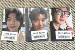 【新品未使用】BTS ユニバ特典トレカ ３枚セット