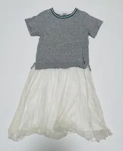 Otonato 半袖 ドッキングワンピース 130cmのサムネイル