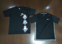 ミニオン バレーボール シャツとナイキシャツの2枚セット+デサント1枚