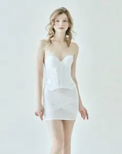 美品　ブライダルインナー　コルセット スカートセット