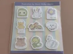 NiziU Illustration Sticky Memo 付箋