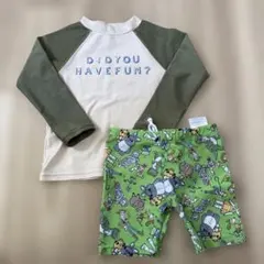 UNIQLO ハイウエストリボンワイドパンツ