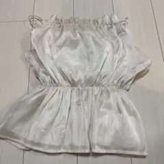 GRL ホルターネックオーガンジーペプラムトップス[ac2397]