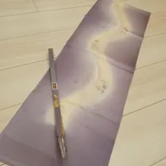 新品☆正絹・手描き友禅♪染分け暈し　高級フォーマル帯揚げ帯締めセット