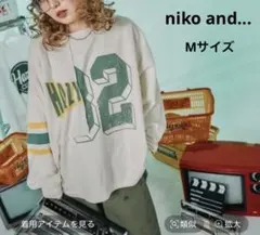 nikoand.. HazyClub てぃら CLUB リメイクTシャツ M