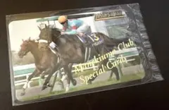 J222 JシリーズNo1SP トウカイテイオー　まねき馬倶楽部　競馬　カード トウカイテイオー21周年記念カード まねき馬倶楽部 No.547 未開封