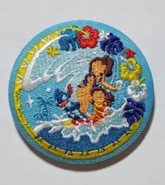 Disney ディズニー 刺繍缶バッジ リロ&スティッチのサムネイル