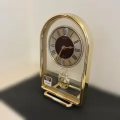 CITIZEN アーチ型置、掛時計 ゴールド