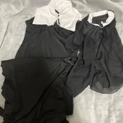 シスター　黒いコスプレ衣装
