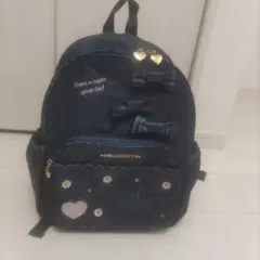 HELLO KITTY ネイビーキルティングリュック