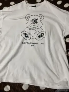 OY ホワイト クマ プリント Tシャツのサムネイル