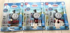 こどもハピカ はじめてセット トーマス 電動付歯ブラシ　本体3本　替え歯4本のサムネイル