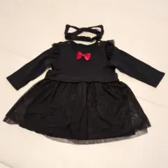 猫耳付きワンピース　90センチ