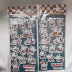 2枚セット　ポチャッコ　ウォーターシール　立体　3Ｄ　キラキラ