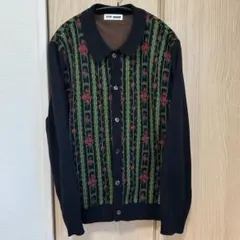 TTT MSW Flower Jacquard Knit Cardigan