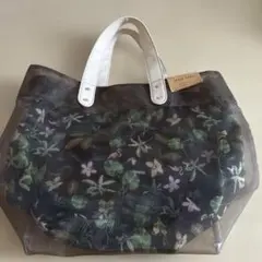 SHARE PARK トートバッグ シースルー ボタニカル柄のサムネイル