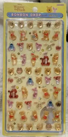 くまのプーさん ボンボンドロップシールmini ディズニー正規品