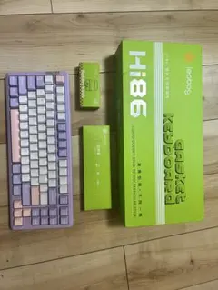LEOBOG HI86キーボードパープル 純正付属品・箱あり ロータリーノブ付き