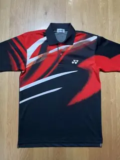 YONEX ポロシャツ M レッド/ブラック