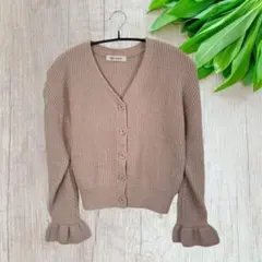 MISCH MASCH ミッシュ マッシュ ニットカーディガン【M】ベージュ